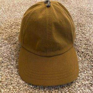 NWT Lululemon Unisex Classic Ball Cap Wash L/XL To Dye For Denim Yellow Brown